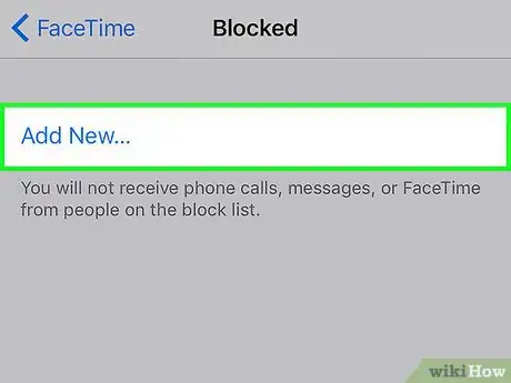 Image titled Block Facetime Calls from Certain Numbers on an iPhone Step 5