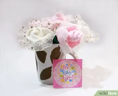 Image titled Make Flowers Out of Baby Socks Final