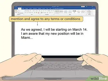Image titled Write a Job Acceptance Letter Step 7