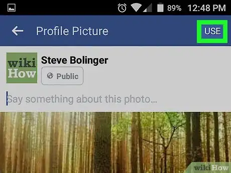 Image titled Change Your Facebook Profile Picture Without Cropping on Android Step 9