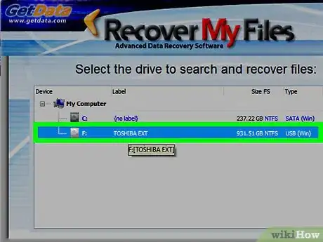 Image titled Get Deleted Files Back from USB or Hard Drive Step 6