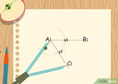Image titled Construct a Triangle when Two Sides and the Included Angle are Given (SAS Criterion) Step 11