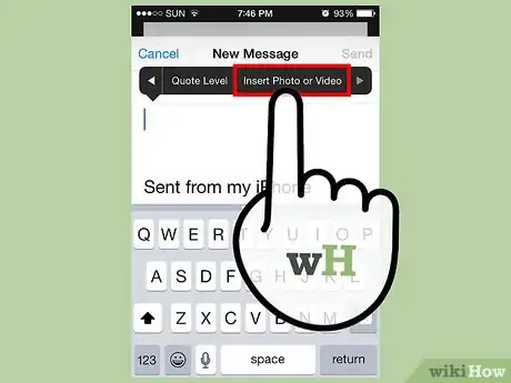 Image titled Attach Photos and Videos to Emails on an iPhone or iPad Step 5