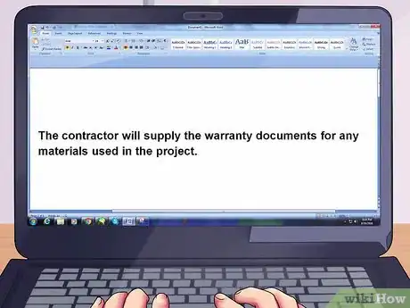 Image titled Write a Home Improvement Contract Step 21