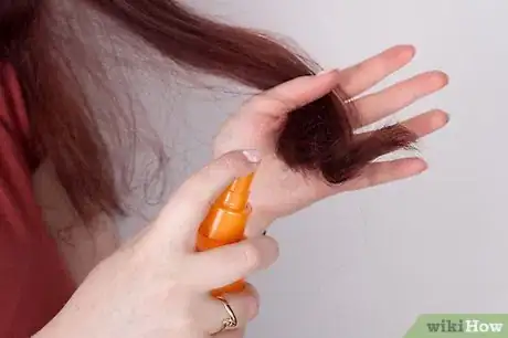 Image titled Curl Hair Using a Hot Air Brush Step 11
