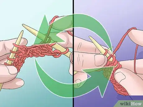 Image titled Knit a Basketweave Rib Stitch Step 4