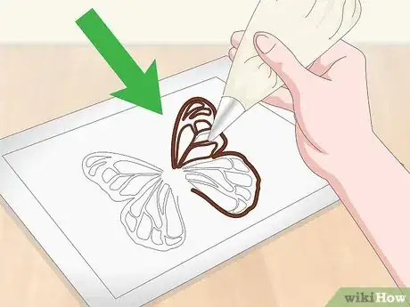 Image titled Make Butterflies for Cake Decorating Step 8
