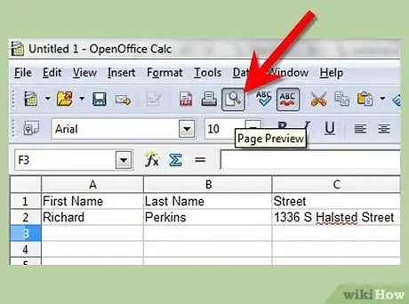 Image titled Create an Address Book Using Open Office Calc Step 10