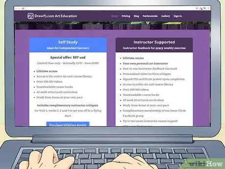 Image titled Learn Drawing Online Step 9