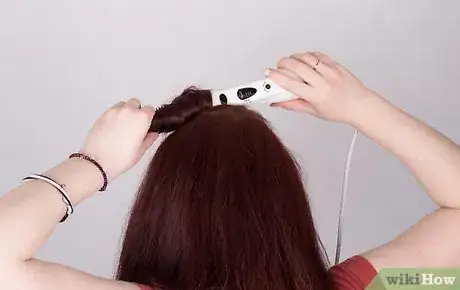 Image titled Curl Hair Using a Hot Air Brush Step 17