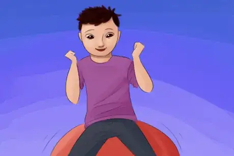 Image titled Boy Sits on Exercise Ball.png