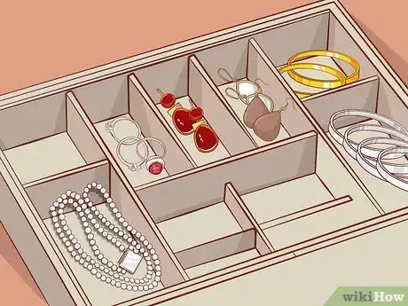 Image titled Organize Jewelry in a Drawer Step 11