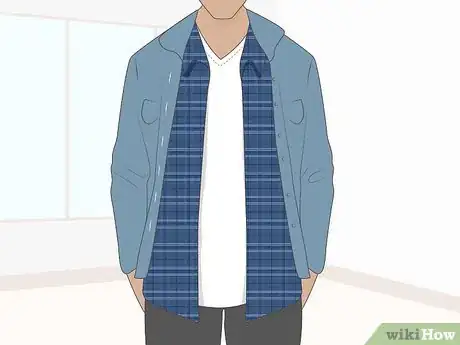 Image titled Wear a Denim Jacket in Winter Step 5