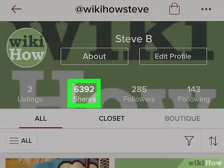 Image titled Become a Suggested User on the Poshmark App Step 1