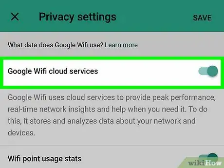 Image titled Turn Off Stats and Diagnostics Reporting on Google Wifi on Android Step 5
