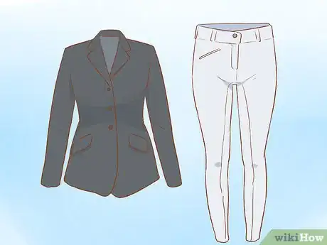 Image titled Dress for an English Horse Show Step 4