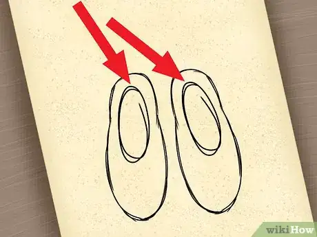 Image titled Draw Ballet Slippers Step 2