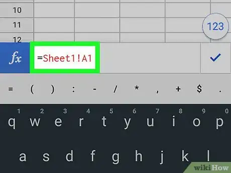 Image titled Pull Data from Another Sheet on Google Sheets on Android Step 5