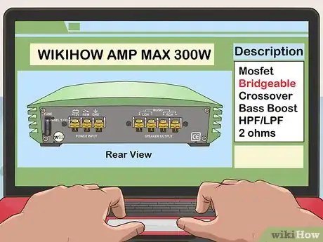 Image titled Bridge an Amplifier Step 1