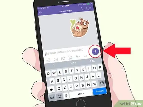 Image titled Use Bitmoji with Viber on iPhone or iPad Step 12