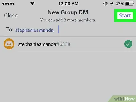 Image titled Send Direct Messages in Discord on iPhone or iPad Step 10
