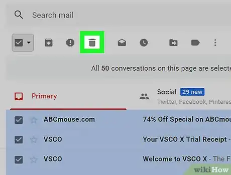 Image titled Delete Multiple Emails in Gmail on PC or Mac Step 8