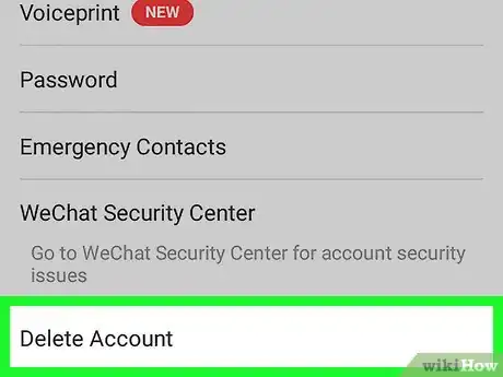 Image titled Delete a WeChat Account on Android Step 5