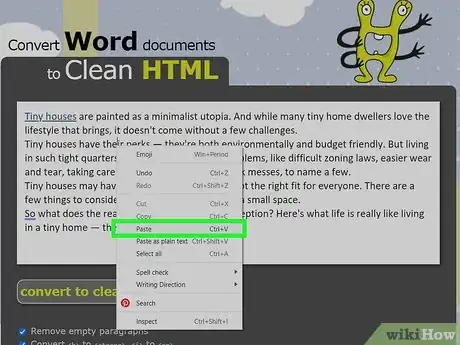Image titled Convert a Word Document to HTML Step 21