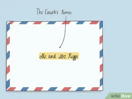 Image titled Address an Envelope to a Married Couple Step 8