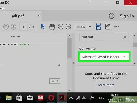 Image titled Create an Excel Spreadsheet from a PDF File Step 17