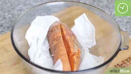 Image titled Cook a Sweet Potato in the Microwave Step 6