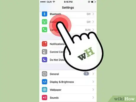 Image titled Turn Off Cellular Data for iTunes on an iPhone Step 2