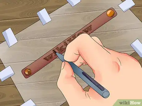 Image titled Engrave Leather Bracelets at Home Step 12