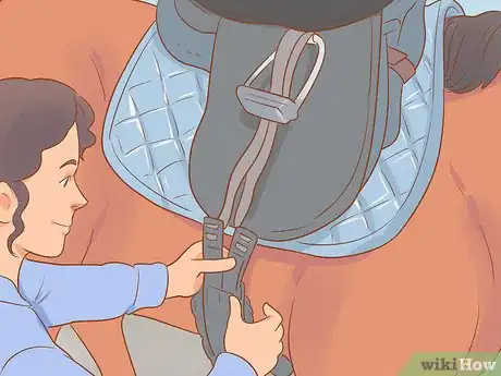 Image titled Tack Up Using English Tack Step 7