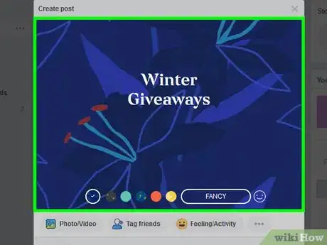 Image titled Do Giveaways on Facebook Step 1