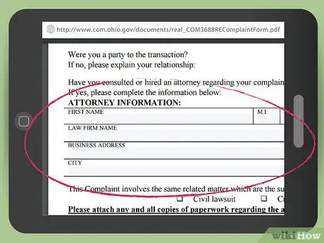 Image titled File a Complaint Against a Real Estate Agent in Ohio Step 8