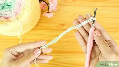 Image titled Make a Double Crochet Net Stitch Step 1