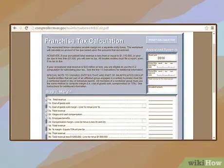 Image titled Pay Franchise Tax in Texas Step 7