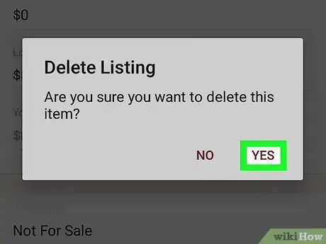 Image titled Delete a Listing on Poshmark on Android Step 7