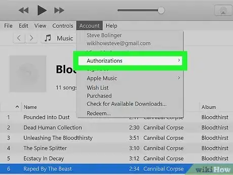 Image titled Deauthorize iTunes Step 3
