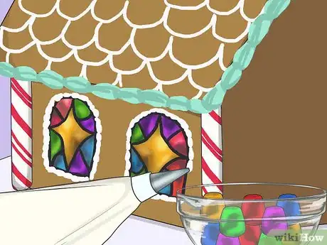 Image titled Decorate a Gingerbread House Step 13