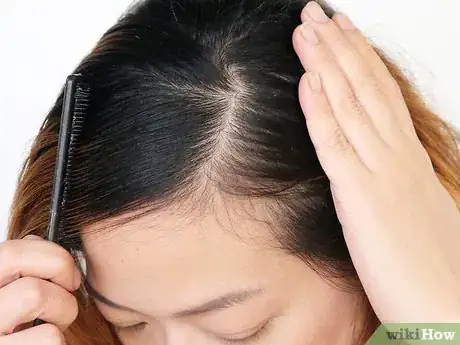 Image titled Make a Side Fringe Without Cutting Your Hair Step 7