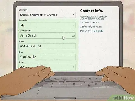 Image titled Contact Arkansas's Governor Step 4