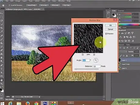Image titled Make Rain in Photoshop Step 13