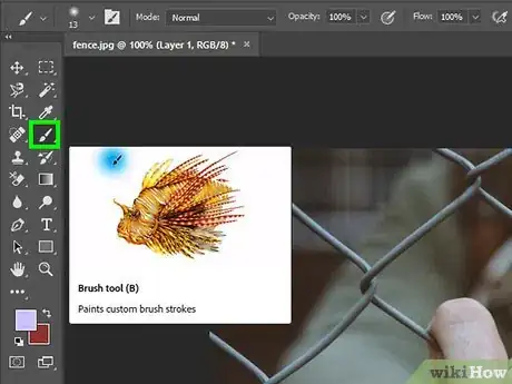 Image titled Remove a Chain Link Fence in a Photograph Using Photoshop CC Step 3