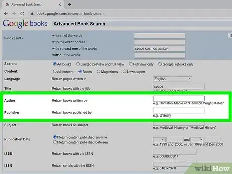 Image titled Do an Advanced Search on Google Books Step 7