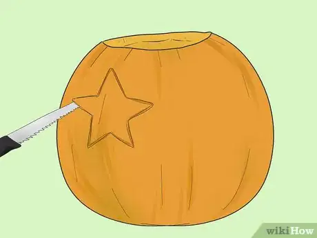 Image titled Carve a Pumpkin Using Cookie Cutters Step 9