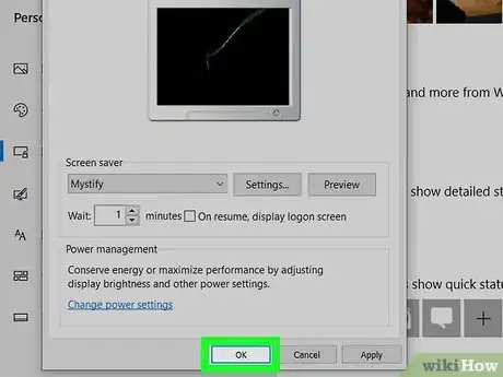 Image titled Enable the Screensaver on Windows 10 Step 7