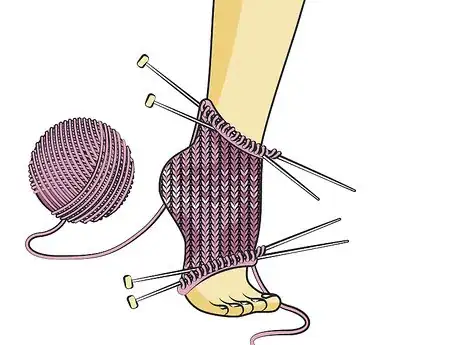 Image titled Knit Slippers Step 3