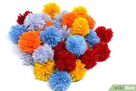 Image titled Make a Pom‐Pom Ball Wreath Step 7
